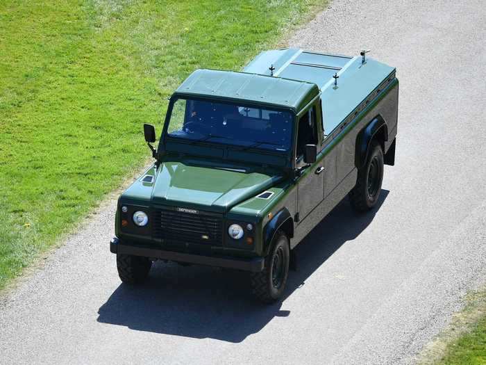 A Land Rover Prince Philip turned into a custom hearse carried his casket.