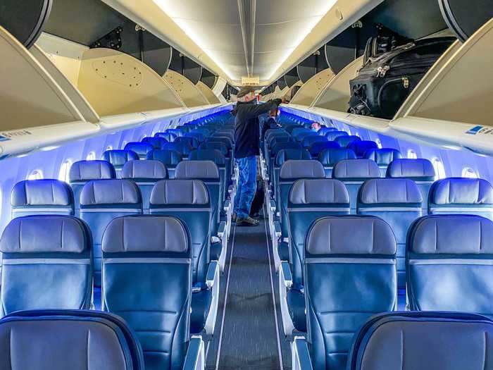 A special section of economy is also available on Alaska. Called "premium class," seats in the section offer additional legroom and come with complimentary alcoholic beverages.