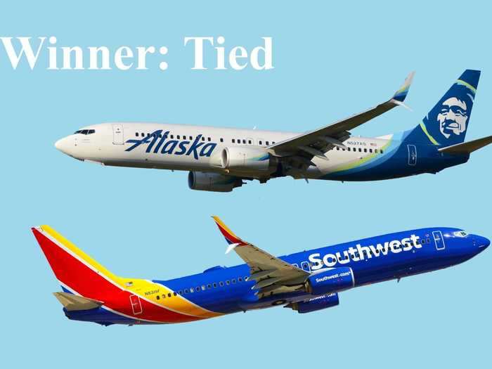 Winner: Alaska Airlines. The airline