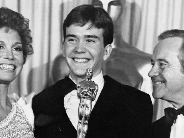 Timothy Hutton scored an Oscar in 1981 for his debut role in "Ordinary People."