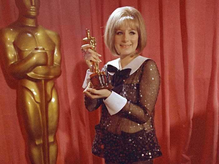 In 1969, Barbra Streisand won the best actress Oscar for her breakout role in "Funny Girl."