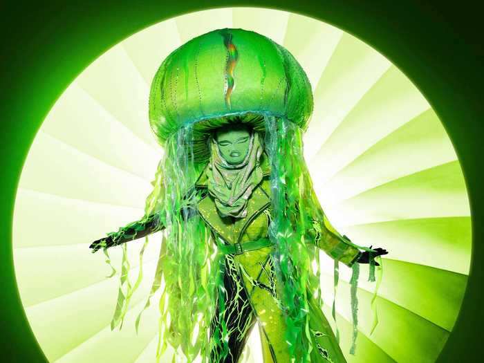 The balance Jellyfish had to have with her giant headpiece is impressive.