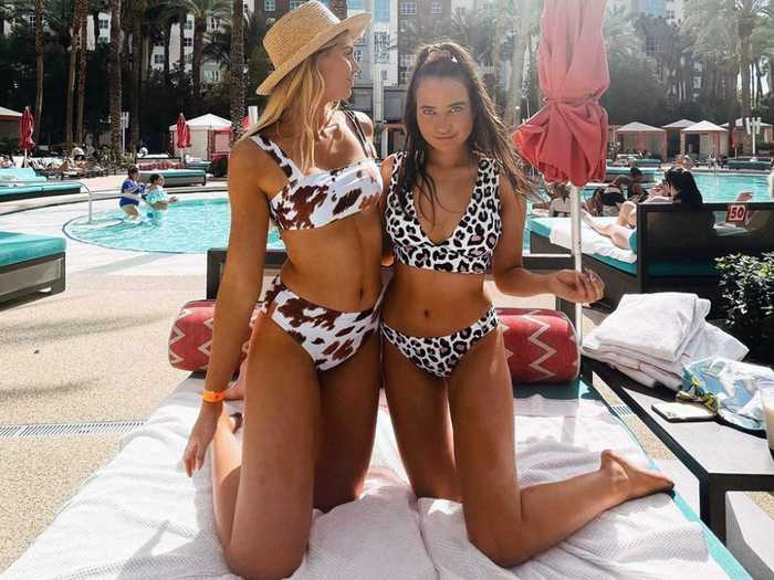 At the Flamingo Hotel pool day club, Nicole Catherine had her first Las Vegas experience.