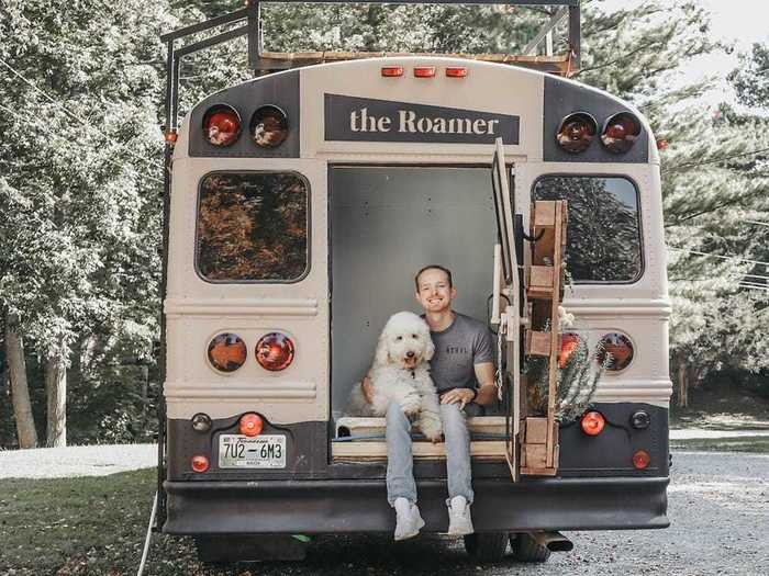 Caleb Brackney was intentional about his school-bus renovation, but he said there isn