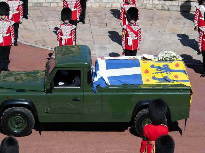 When Prince Philip died, his coffin was carried away in a custom Land Rover that he chose years earlier.