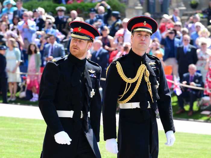 Princes Harry and William both graduated from the same military academy and both served in the armed forces.