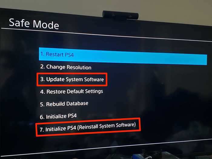 Method 4: Update your PS4