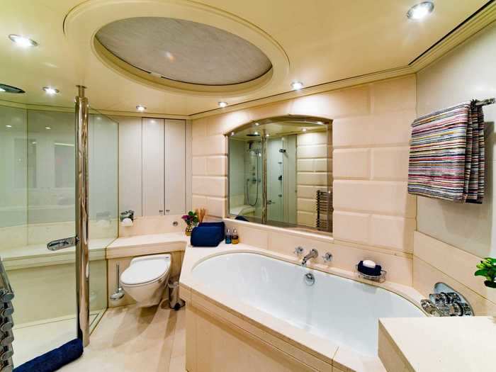 Each cabin comes with its own ensuite bathroom.