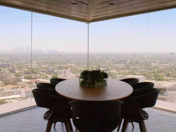 While the listing was comparatively small, its views of the city were incredible.