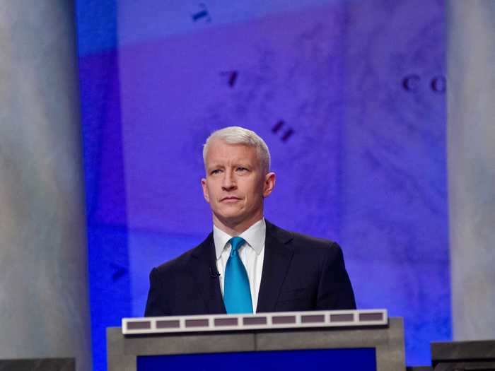 A regular in the "Jeopardy!" Power Players Tournament, Anderson Cooper will host from April 19 to 30.