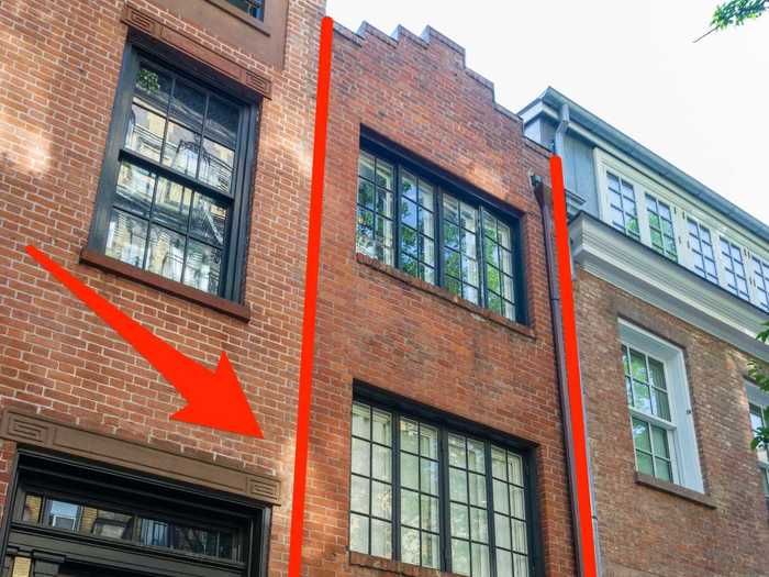 The narrowest townhouse in New York City is 75.5 Bedford Street, according to The New York City Landmarks Preservation Commission. The multimillion-dollar home is just 9 feet and 6 inches wide.