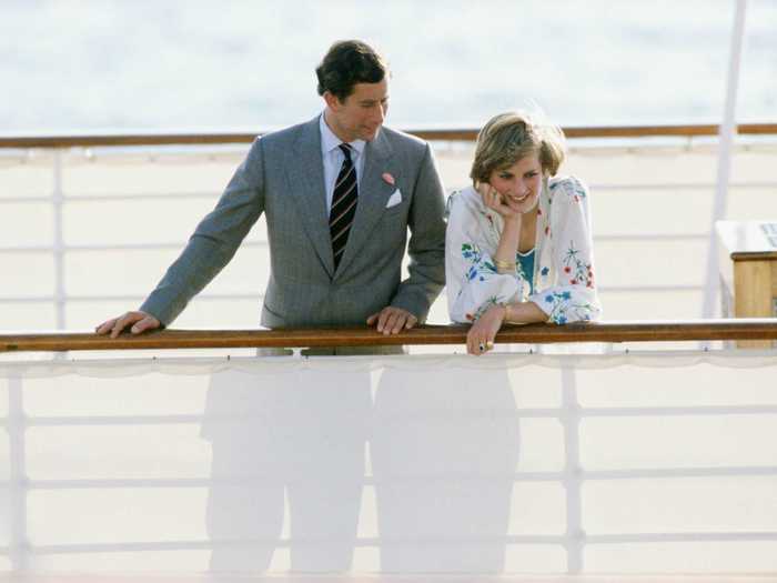 Four royal couples used the ship for their honeymoons, including Prince Charles and Princess Diana in 1981.