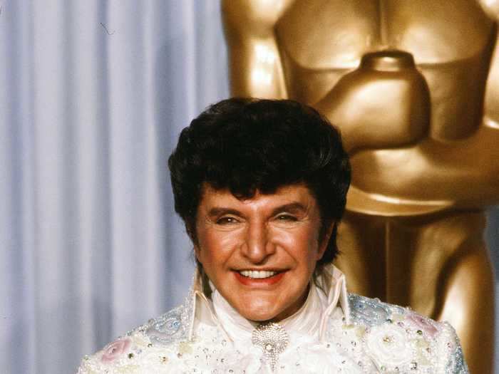 1982: Although Liberace only performed at the Academy Awards, his look certainly was bold.