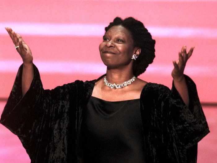 Whoopi Goldberg made Oscar history in more ways than one.