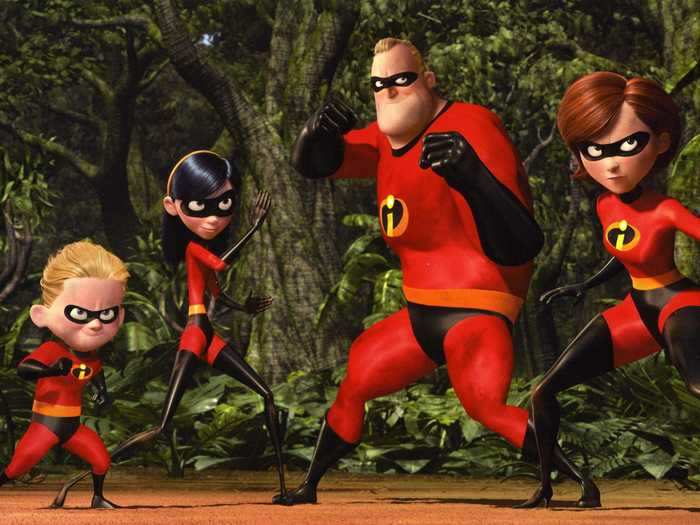 "The Incredibles" (2004) won the Academy Awards for best animated feature and best sound editing at the 2005 Oscars.