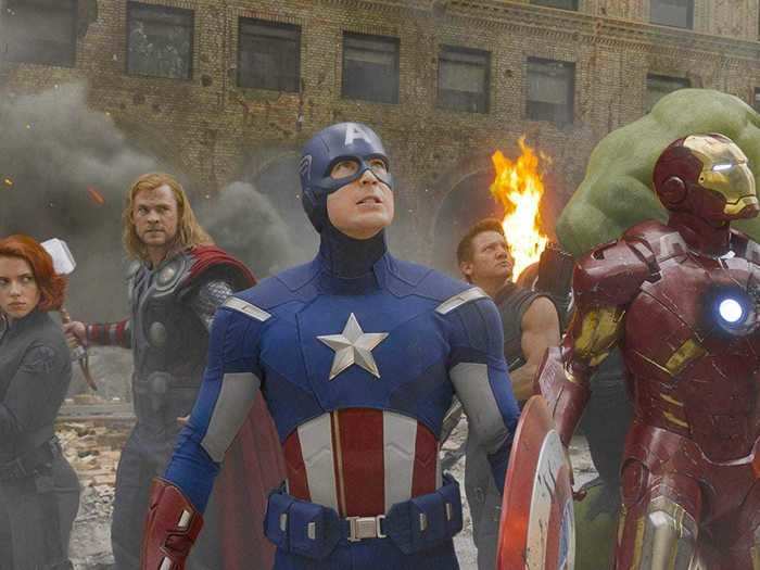 "The Avengers" (2012) was nominated for best visual effects in 2013.