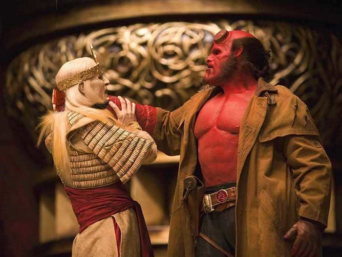 "Hellboy II: The Golden Army" (2008) received an Oscar nomination for best makeup in 2009.