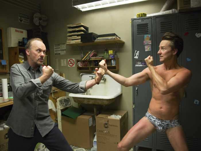 "Birdman or (The Unexpected Virtue of Ignorance)" won best picture in 2015.