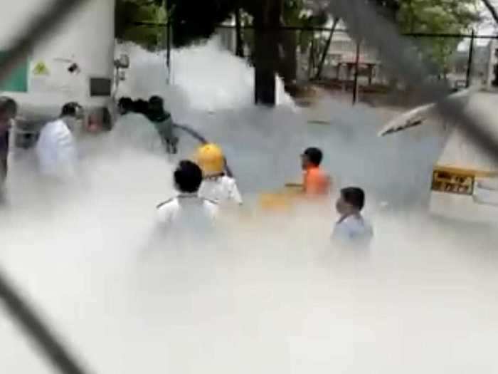 To add to the worsening crisis, an oxygen tanker at a hospital in Nashik, India, leaked earlier this week, killing 22 coronavirus patients.