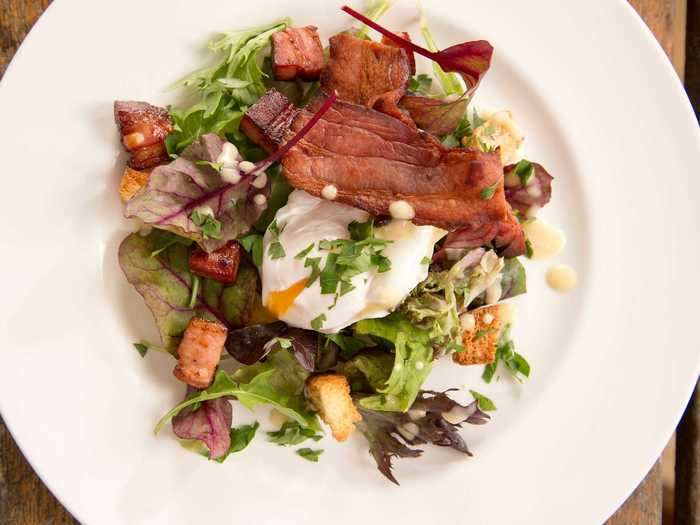 Or transport yourself to France with a Lyonnaise salad.