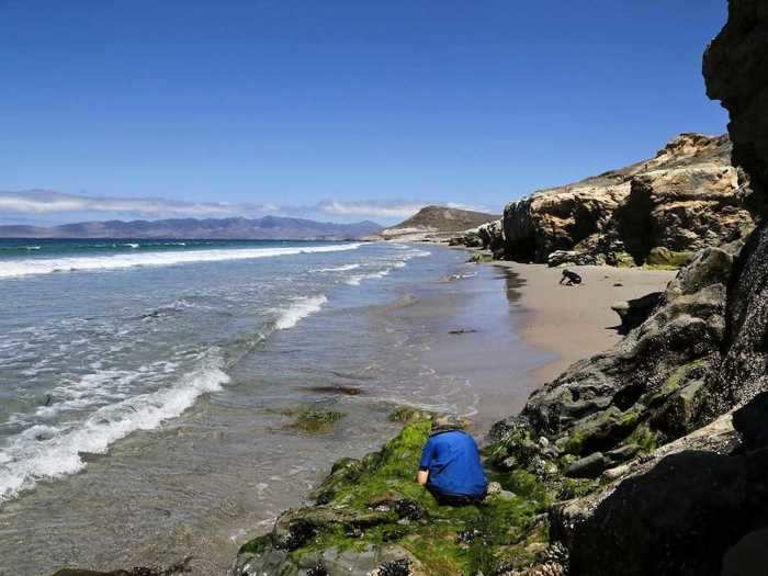 While exploring Santa Rosa, we had a beautiful beach to ourselves at Anchorage Point.