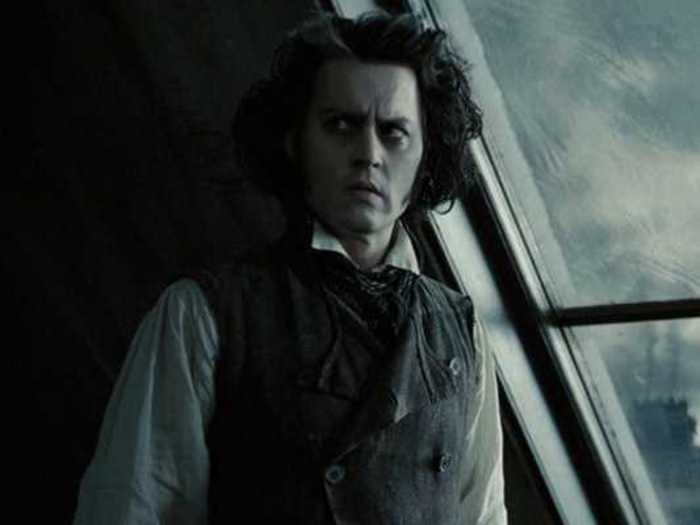 T12. "Sweeney Todd: The Demon Barber of Fleet Street" (2007) won an Oscar for best art direction.