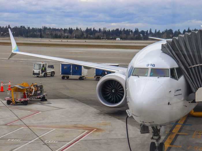 Alaska operates the largest Max model currently flying, the Boeing 737 Max 9. It