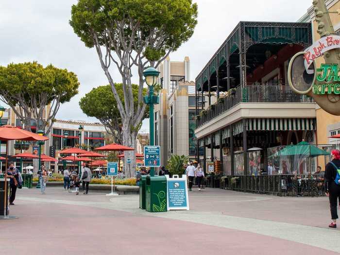 And after a quick check through my fanny pack and a stroll through the metal detectors, I finally stepped foot in the magically empty Downtown Disney.