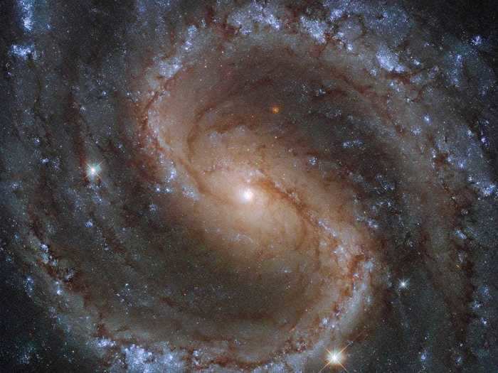 The Hubble Telescope took a portrait of the "Lost Galaxy," located around 50 million light-years from Earth.