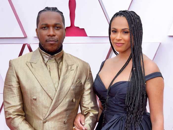 Leslie Odom Jr. and Nicolette Robinson made a classy duo at the Academy Awards.