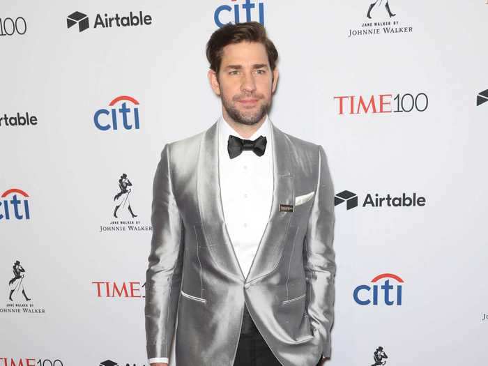 John Krasinski also cleans up nicely for red-carpet occasions.