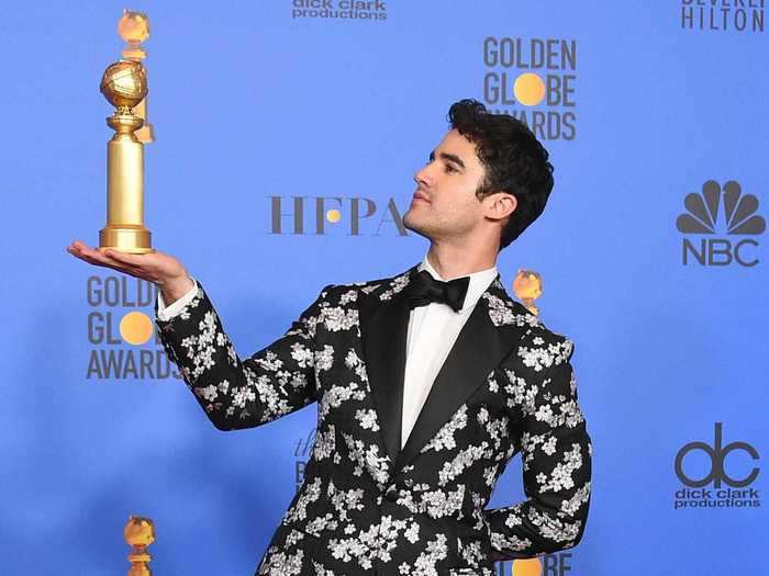 Darren Criss is another star who knows how to rock a statement piece.