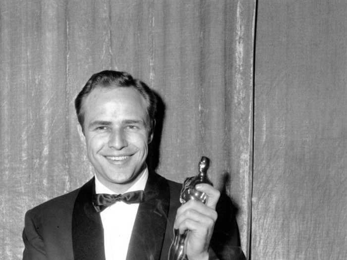 Looking back, Hollywood red carpets have seen plenty of dapper leading men, like Marlon Brando ...