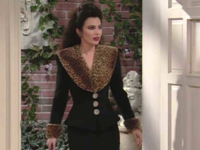 In the pilot of "The Nanny," Fran wore a glamorous leopard-print outfit that set the tone for the rest of the show.