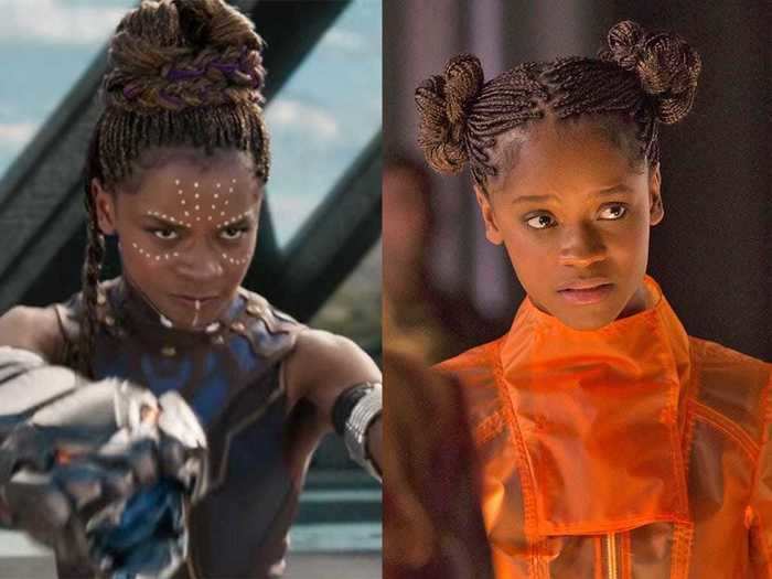 Shuri first appeared in "Black Panther" and showed her technological genius.