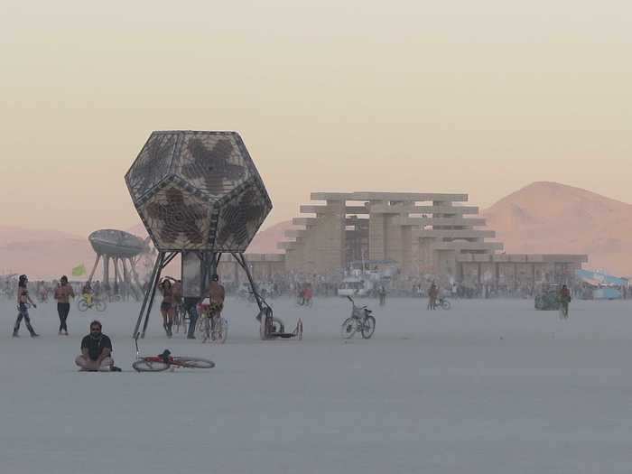 A vital structure at Burning Man is the temple.