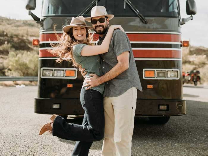 Living on the road can be difficult for the couple at times.