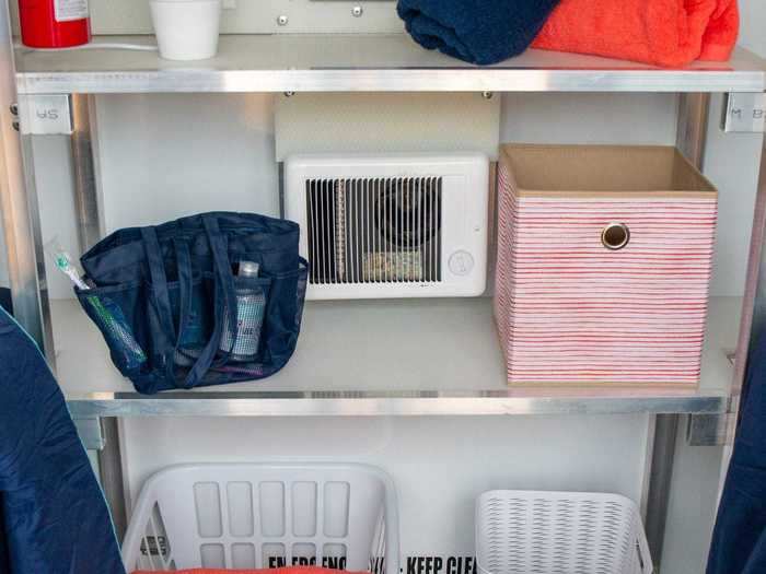 A 64-square-foot space may seem small, but it has enough room to accommodate all of the unit