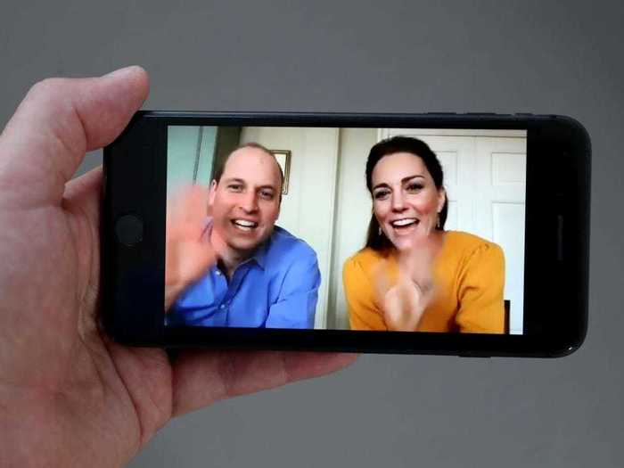 2020: While the UK was on lockdown due to the coronavirus, the royal couple made regular appearances on video call engagements.