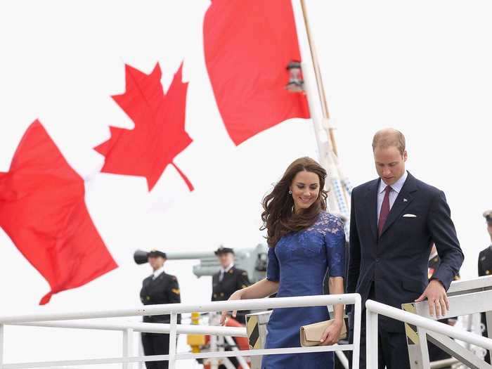 June 2011: A few months later, William and Middleton embarked on their first international trip for the royal family.