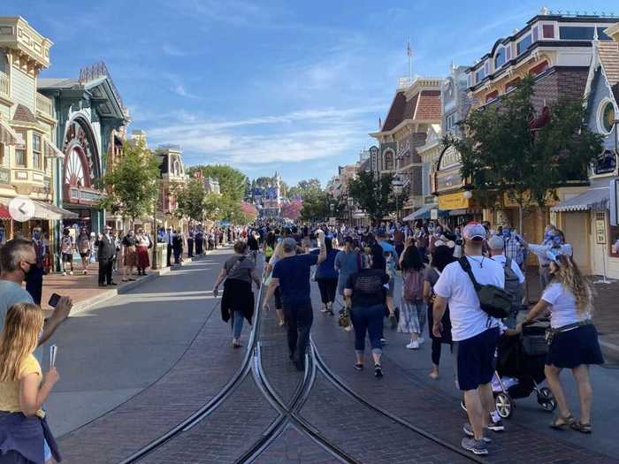 "It took me a good long time to walk down Main Street, soak in the beauty of the moment and the hub area," Simpson wrote in an Instagram post.