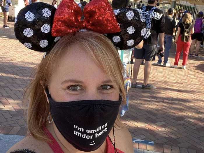 Cristy Simpson went to the park on opening day and enjoyed a long walk down Main Street before heading to Fantasy Land.