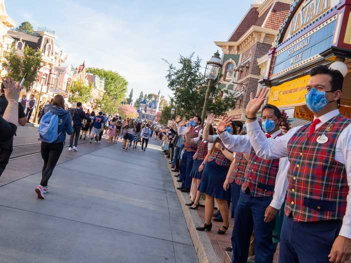 Inside the park, everyone must wear a mask and maintain a 6-foot distance from others outside their group.