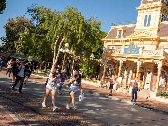 The park is now welcoming California residents at 25% capacity as part of its phased reopening. "This is a homecoming for us," one park goer told the Los Angeles Times.