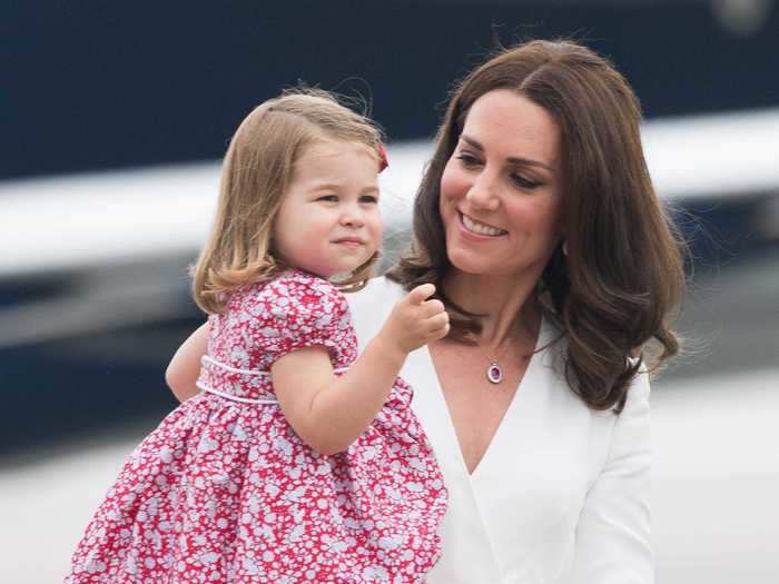 2. She stopped to hug the midwife who helped deliver Princess Charlotte during a royal engagement