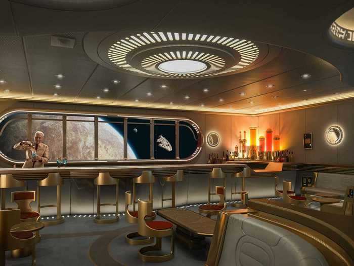 Looking for a fun drink? The Star Wars: Hyperspace Lounge might be a good fit for you. The adults-only bar will be designed to look like a "yacht-class spaceship" with themed drinks and decorations that will bring the Star Wars films to life.