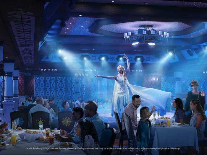 Even the dining options will be Disney-themed. This includes Arendelle: A Frozen Dining Adventure, which combines Nordic-inspired food with live "Frozen" entertainment …