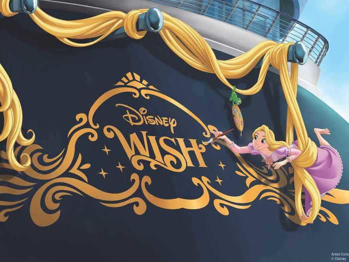 This prominent Disney theme can even be seen before guests board the ship. Just take a look at the stern, which will feature a Rapunzel statue "decorating" the ship.