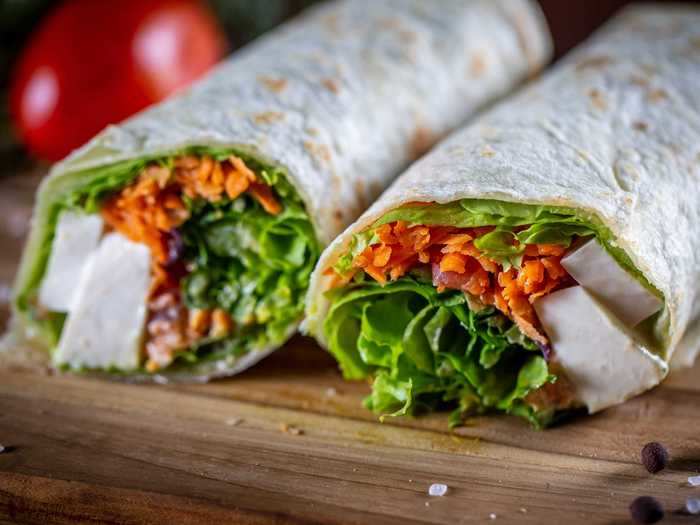 Consider using wraps instead of bread when making your lunch.