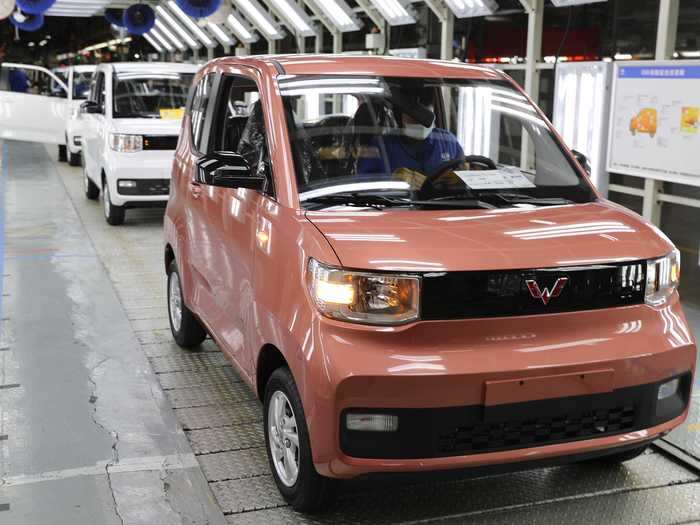 In March, the Wuling Hong Guang Mini EV was China